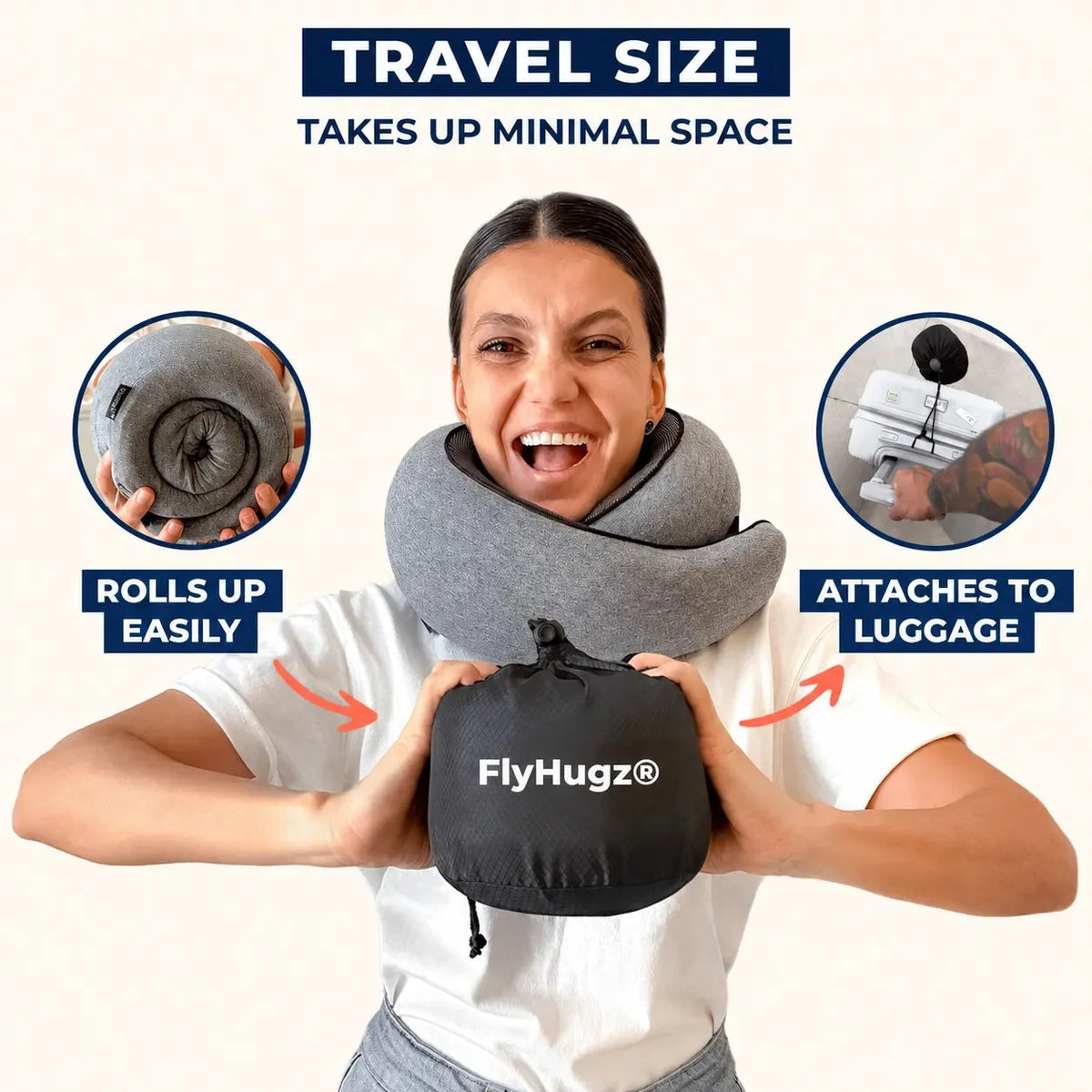 Ergonomic Travel Neck Pillow